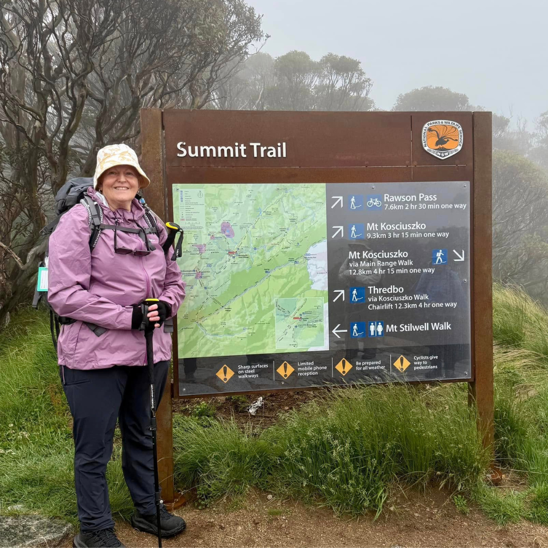 Couch to Mountain women hiking Summit Trail
